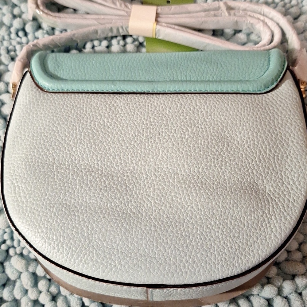 NWT Kate Spade Aqua/light Leather Crossbody Bag WKRU3782 OLIVER STREET - Picture 2 of 6